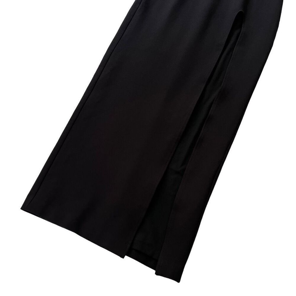 NICHOLAS Tena Deep V Sweetheart Gown in Black - Picture 3 of 10